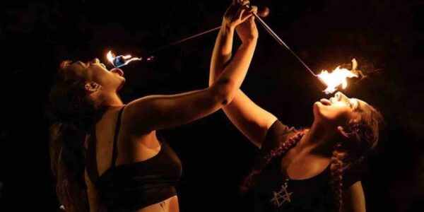 Fire-Performers-Eating-Fire