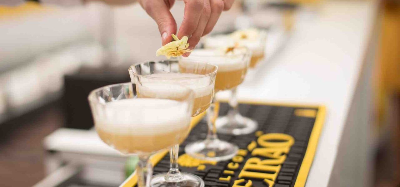 Garnishing-Cocktails-In-Team-Building-Cocktail-Making