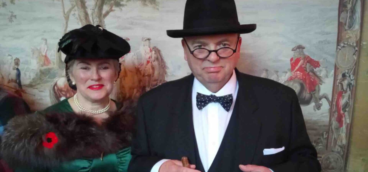 Mrs-Churchill-Impersonator-With-Churchill-Lookalike