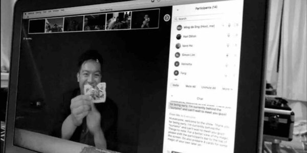 Virtual-Magician-Ming-Da-On-Zoom-Call