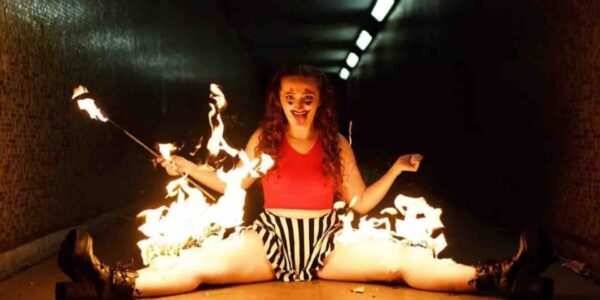Halloween-Clown-Fire-Performers