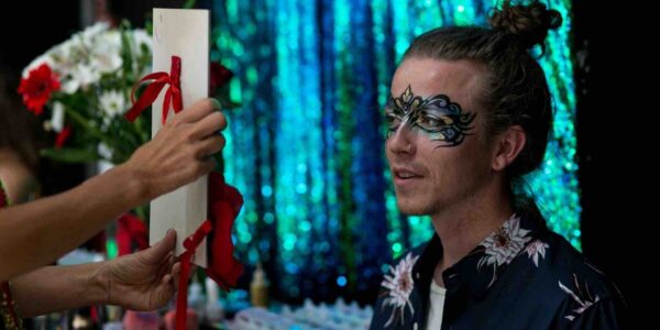 Face-Paint-Artist-Shows-Guest-Their-Work