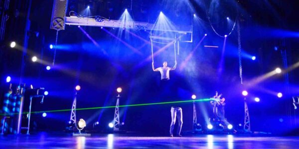 Laser-Illusion-Performed-By-Magician