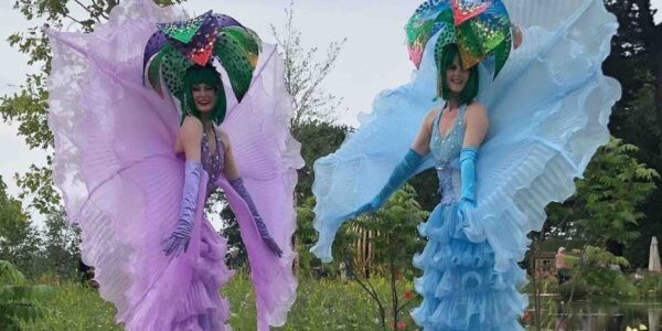 Blooming-Flower-Stilt-Walkers