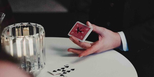 Close-Up-Photo-Of-Magic-Card-Trick