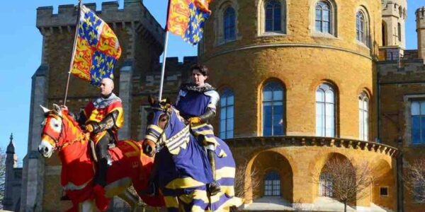 Knights-Attending-Outdoor-Event
