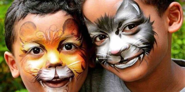 Lion-And-Wolf-Face-Paint