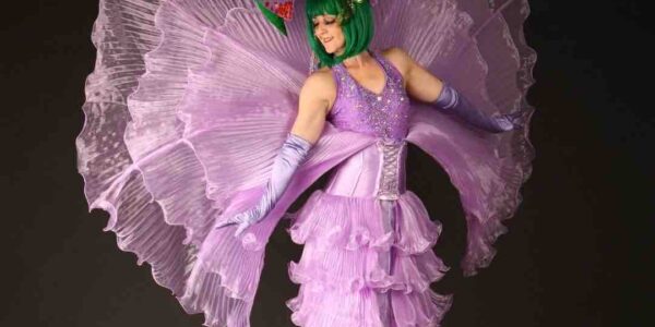 Purple-Flower-Stilt-Walker