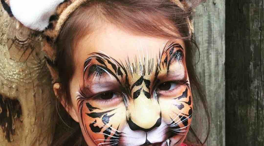 Tiger-Face-Paint-For-Children