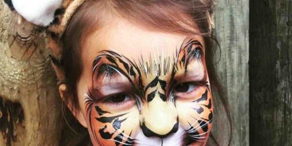 Tiger-Face-Paint-For-Children