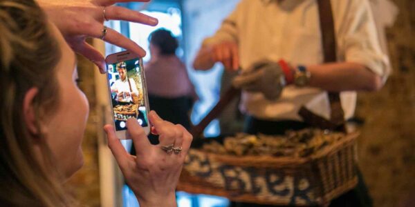 Guest-Takes-Photo-Of-Oyster-Catering