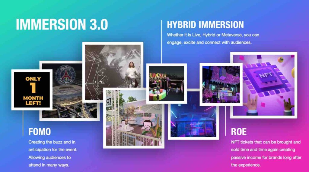 Guide to creating an immersive event.