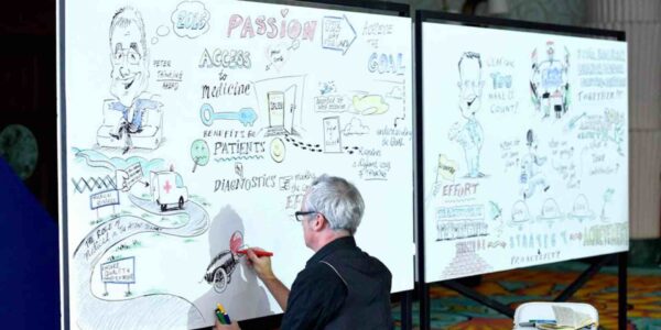 Live-Event-Artist-Draws-Conference-Notes