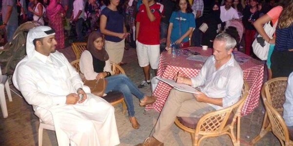 Caricaturist-At-International-Event