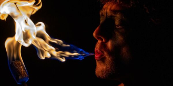 Fire-Performer-Breathing-Fire