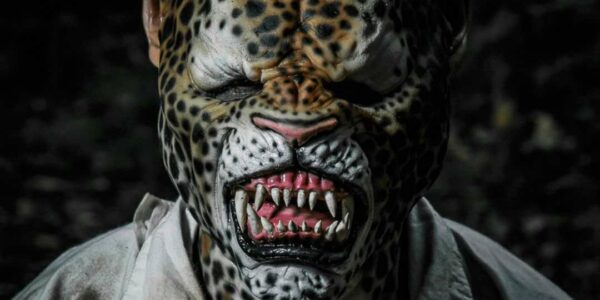 Halloween-Leopard-Man-Performer