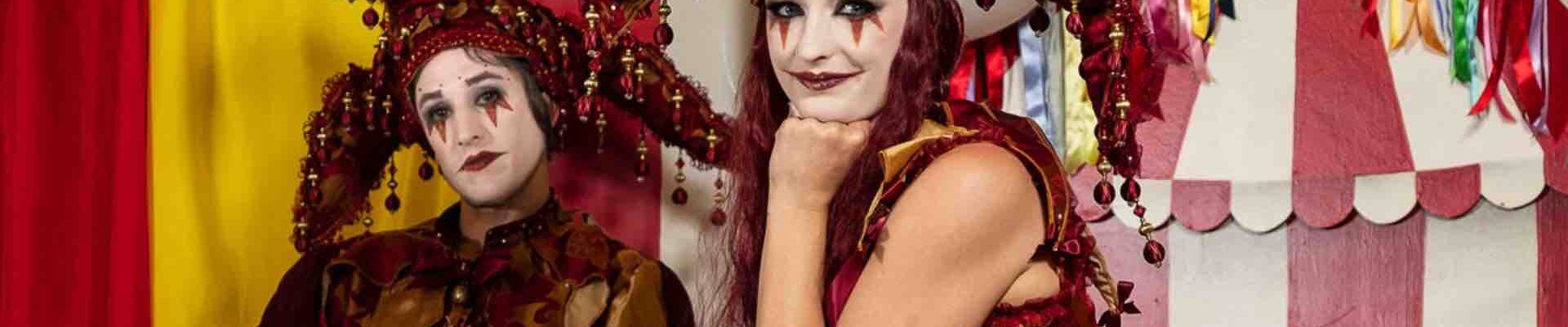 Red-Circus-Jester-Performers Red-Circus-Jester-Performers
