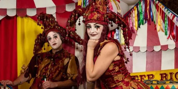 Red-Circus-Jester-Performers