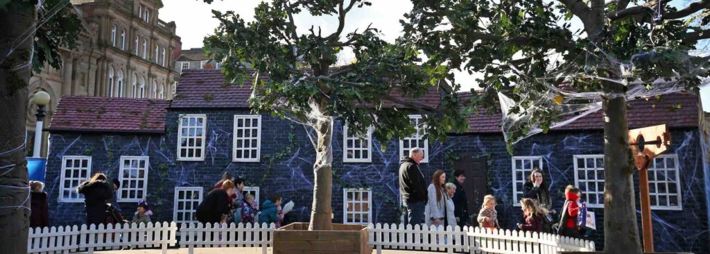 Bespoke Halloween Horror House Event Attraction designed and produced by Julia Charles Event Management.