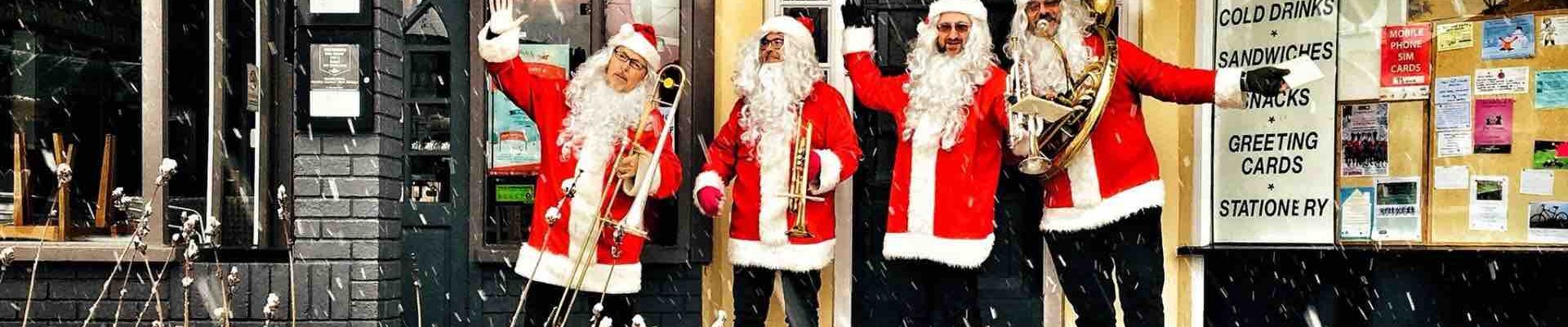 Brass-Band-Dressed-As-Santas Brass-Band-Dressed-As-Santas
