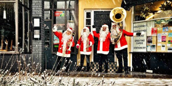 Brass-Band-Dressed-As-Santas