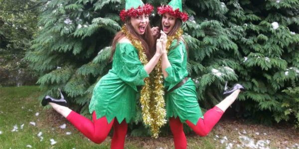 Jazz-Musicians-Dressed-As-Christmas-Elves