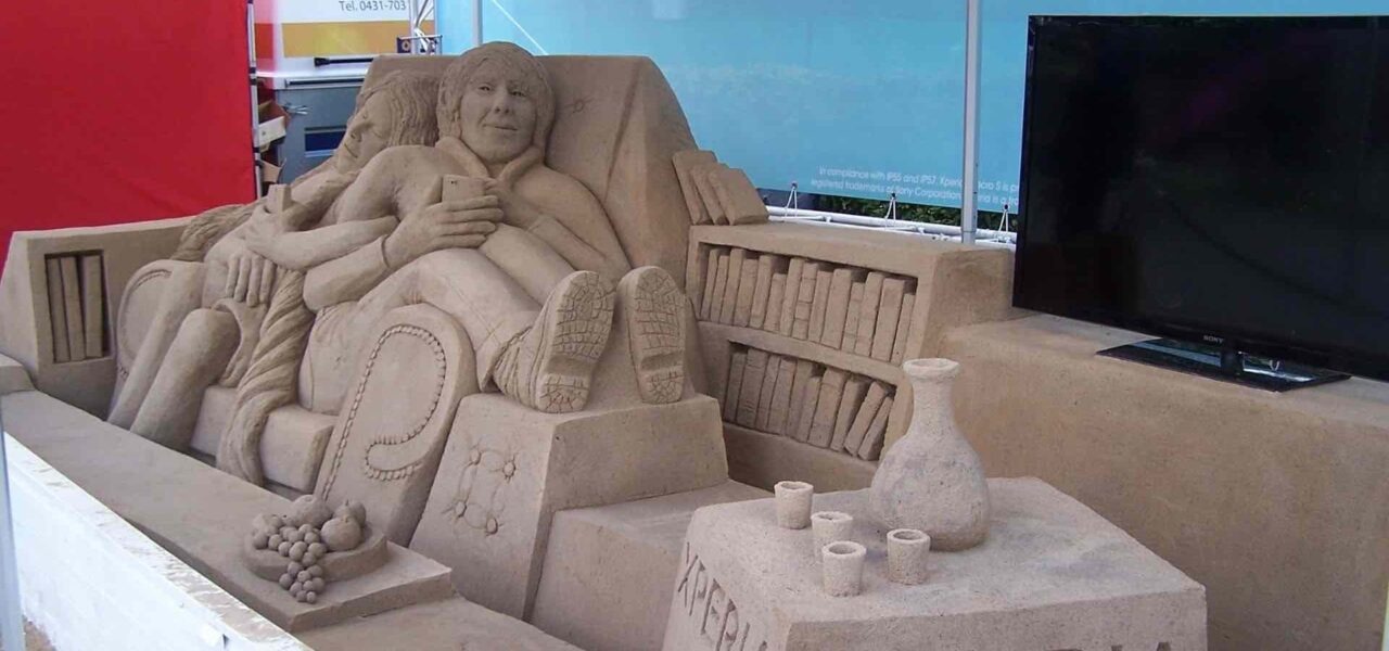 Sand-Art-For-Technology-Brand