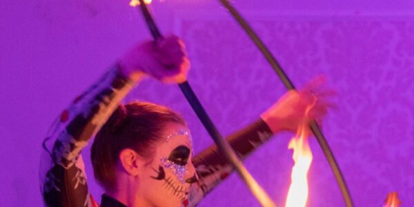 Skeleton-Themed-Fire-Performer