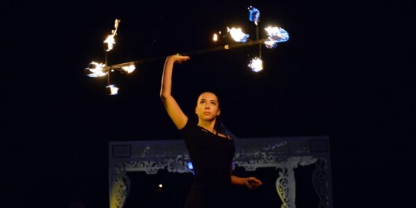 Fire-Performer-With-Staff