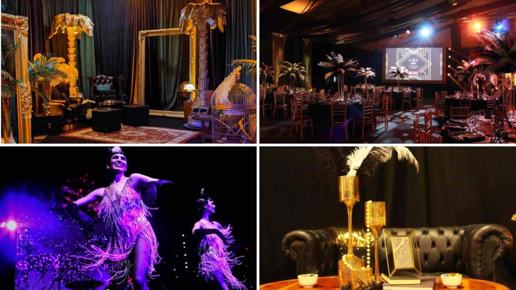 1920's Great Gatsby Theme for your corporate events this Christmas.