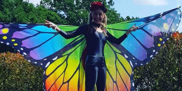 Rainbow-Butterfly-Stilt-Walker