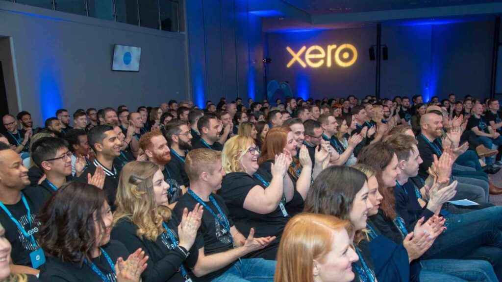 A group of delegates at Xero Conference Event.