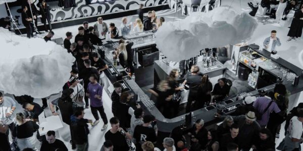 Guests-Around-Bar-At-Influencer-Event