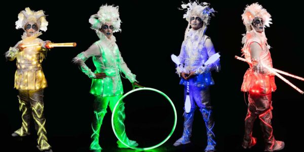 Variety-Of-Circus-Entertainers-With-LED-Props