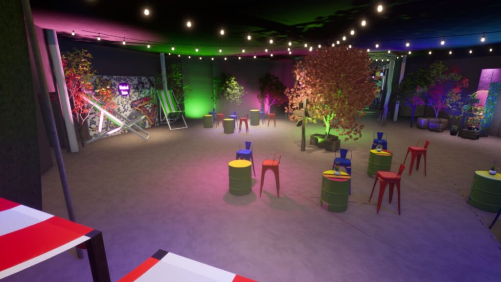 Bionical Emas corporate festival event at the Belfry Hotel and Resort concept design and render.