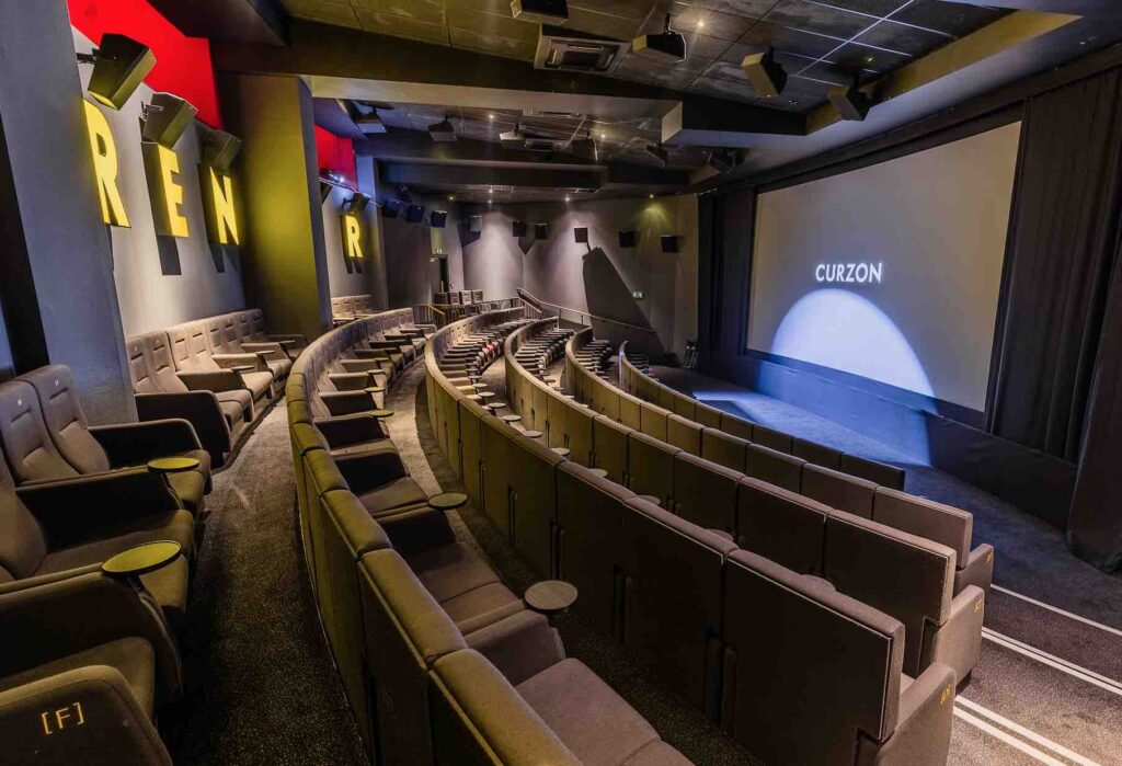Curzon Bloomsbury cinema screen available to hire for conference events.