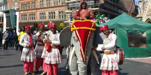 Elephant-Puppet-At-Diwali-Celebrations