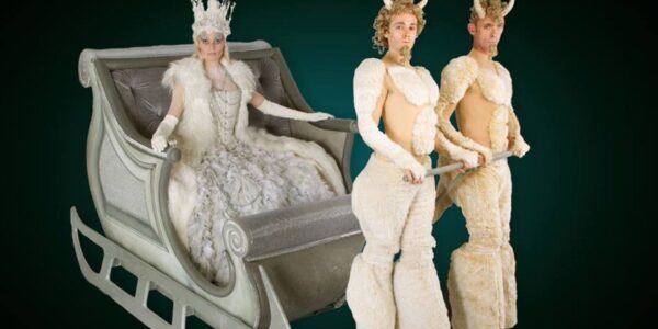 Ice-Queen-With-Sleigh-Pulled-By-Fawns