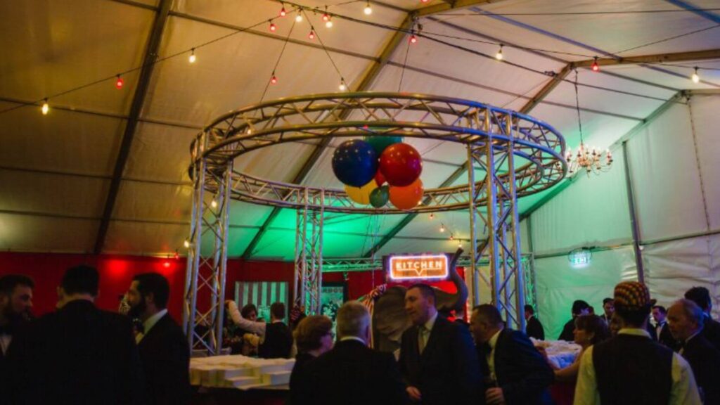Renault F1 Christmas Party real event with balloon bar.