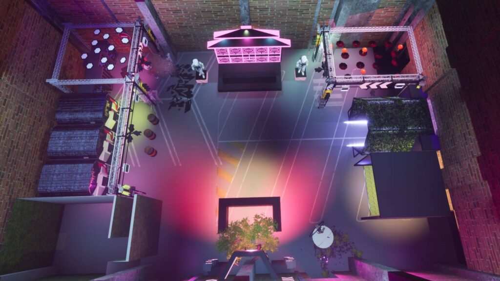 Sidemen XIX vodka launch party floor plan design render.