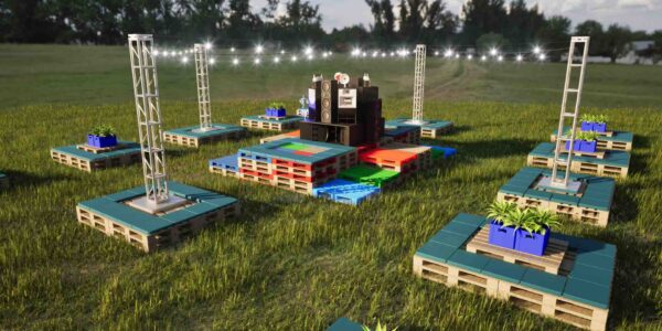 Unique-Festival-Pallet-Installation