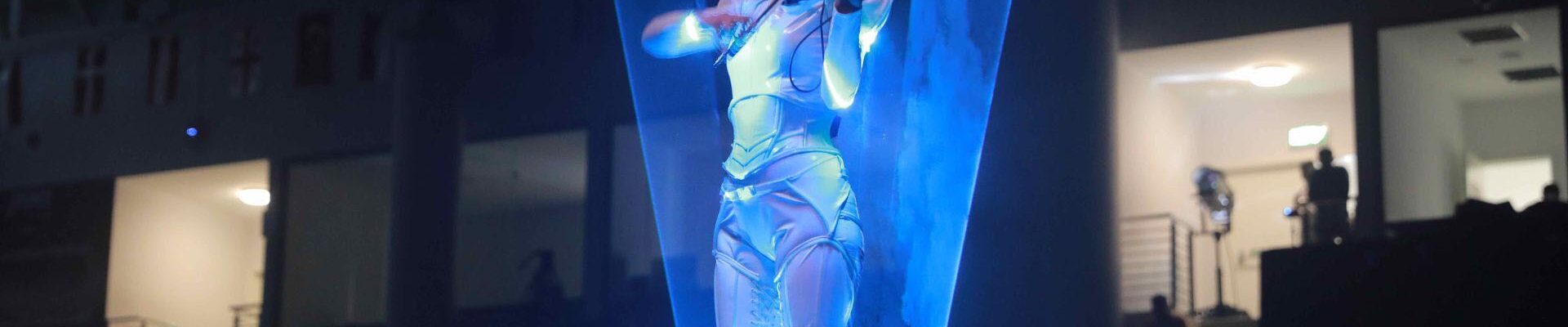Laser-Show-With-Violinist Laser-Show-With-Violinist