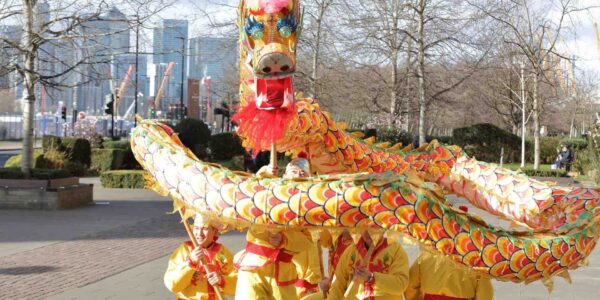 Yellow-Chinese-Dragon-Dance-Performance