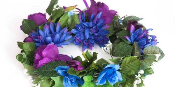 Blue-And-Purple-Flower-Crown