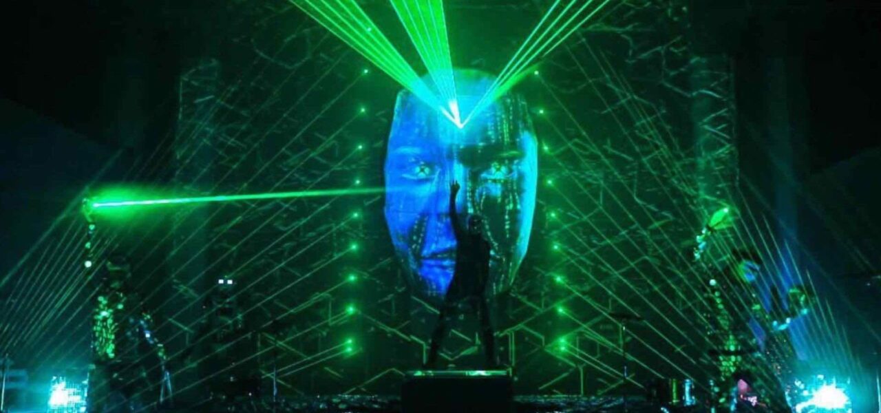 LED-Laser-Show-Drumming-Performance
