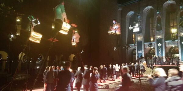 Aerial-Drummers-Upon-Entrance