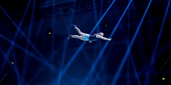 Flying-Female-Acrobat-Trampoline