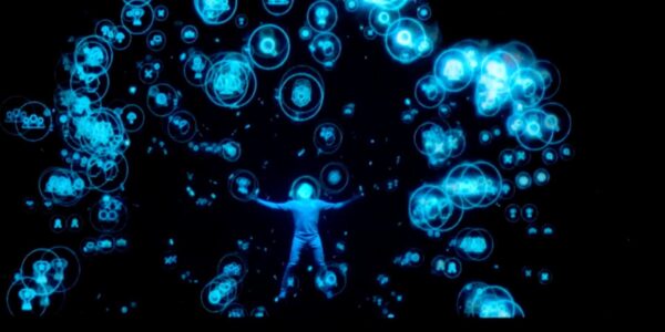 Hologram-Projection-Shows-Blue-Bubbles