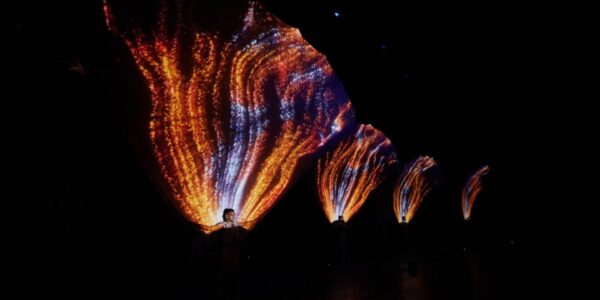 Hologram-Projection-Shows-Fire