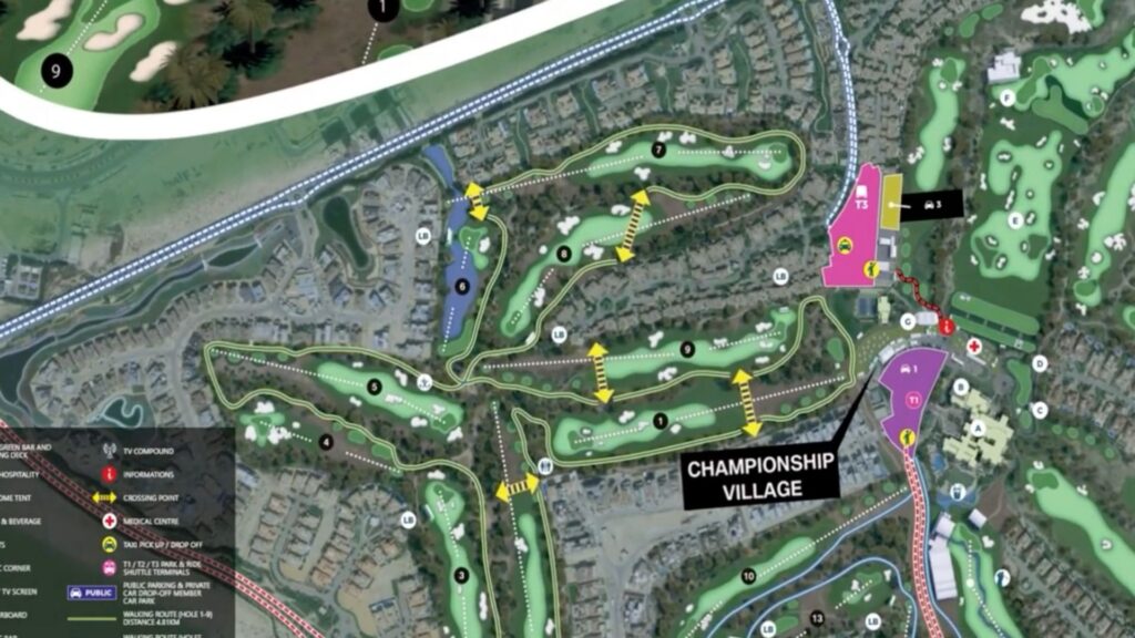 Digital event map.